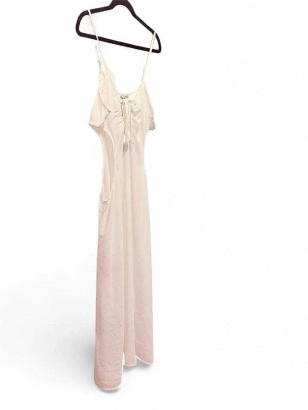 Women’s White Swim Coverup Maxi Dress